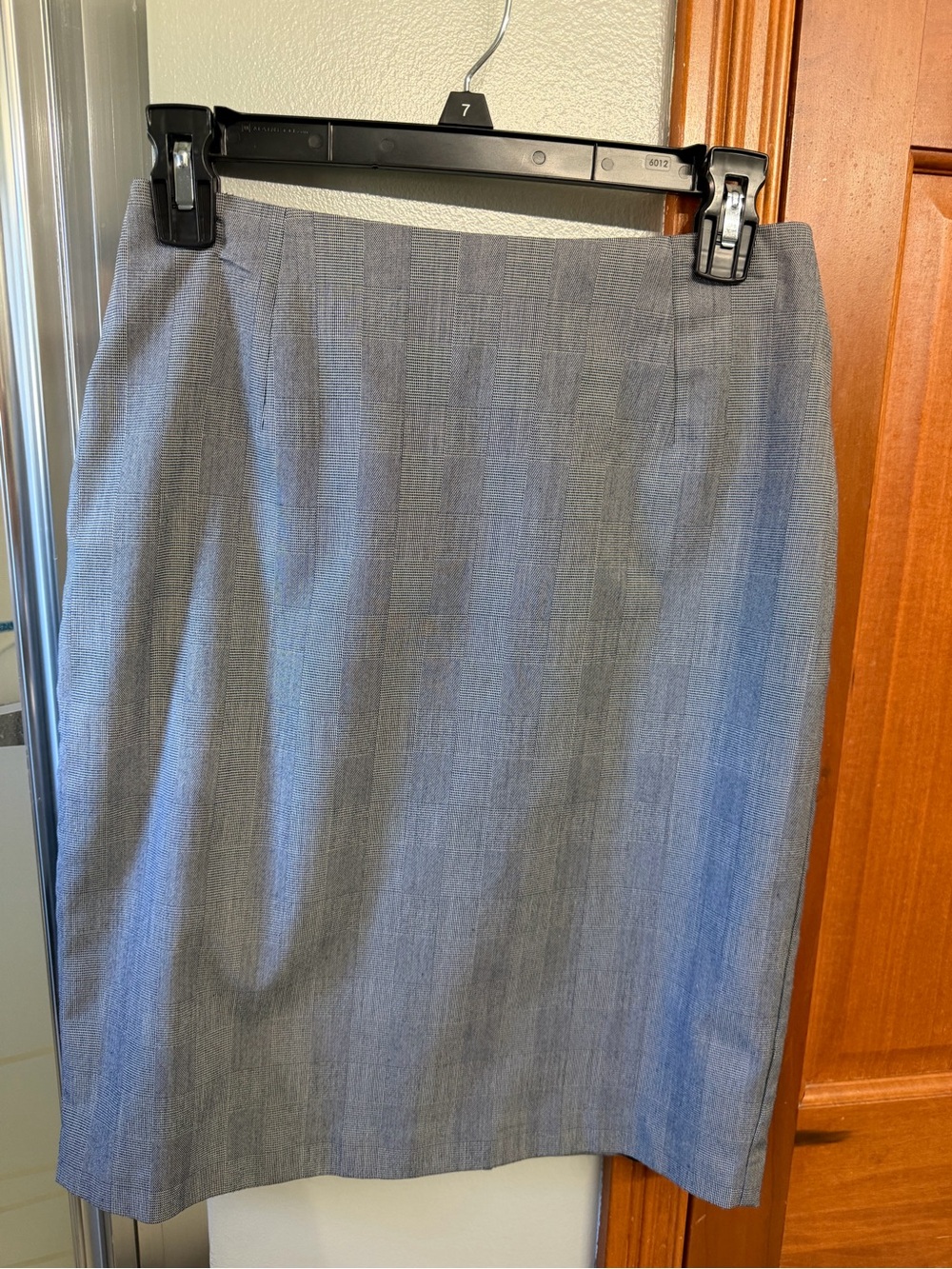 Alia Gray Pencil Skirt